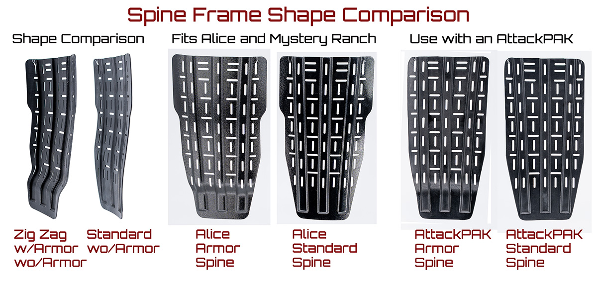 Spine frames